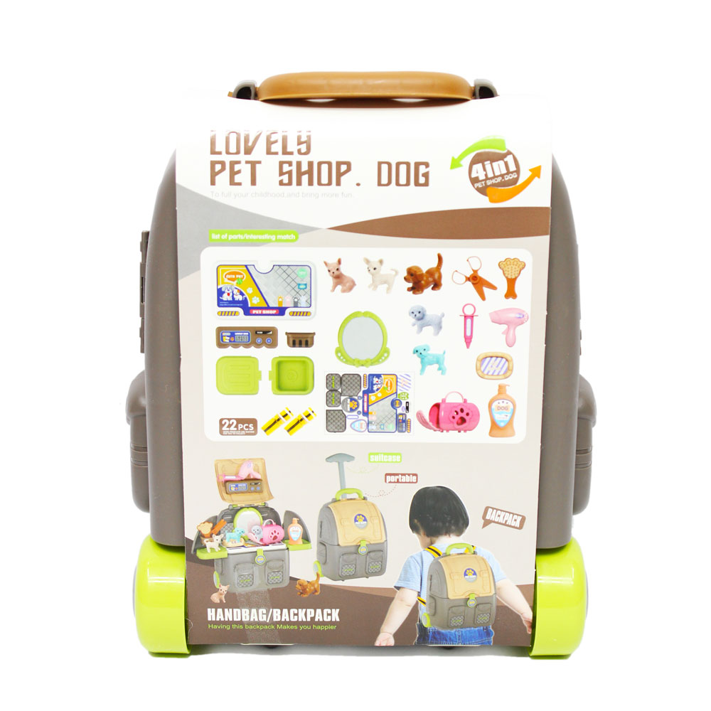 Đồ chơi chăm sóc thú cưng dạng balo đeo