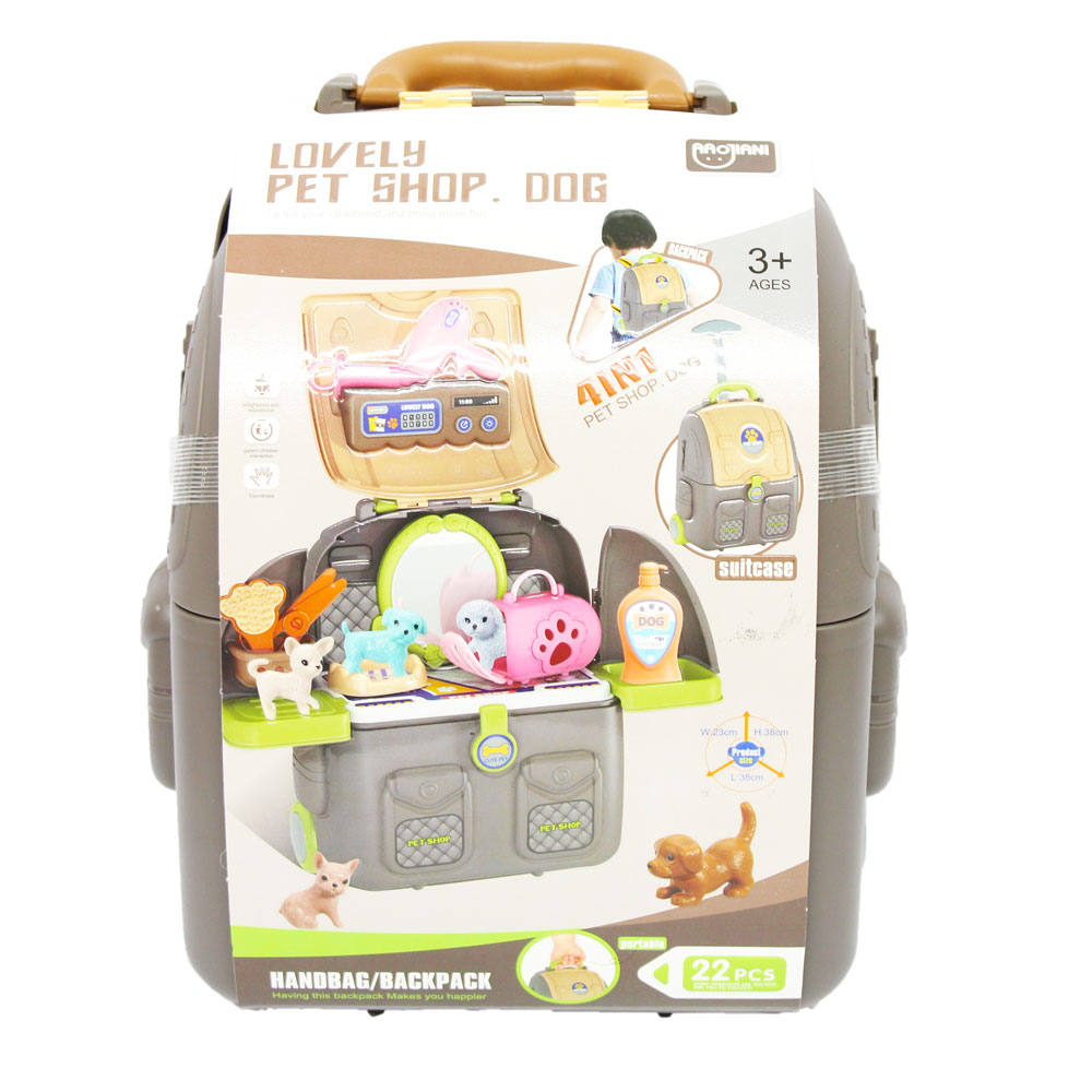 Đồ chơi chăm sóc thú cưng dạng balo đeo