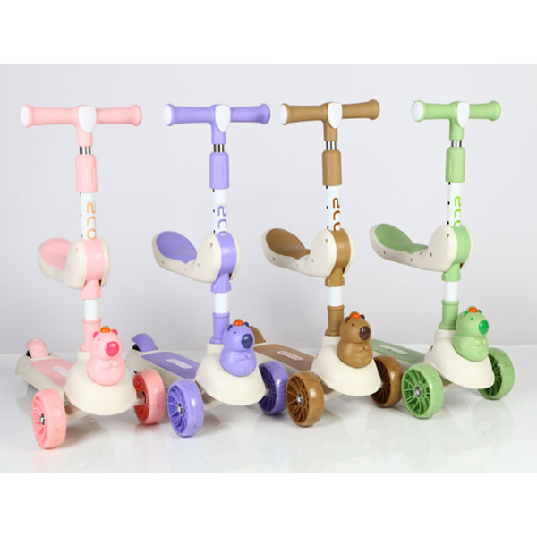 Đồ chơi xe scooter kèm ghế bánh xe có đèn