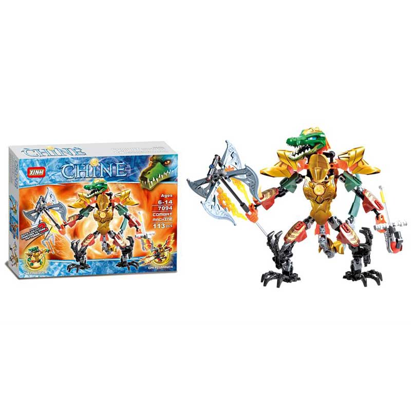 ĐỒ CHƠI ROBOT  LẮP GHÉP BIẾN HÌNH ALLIGATOR KING