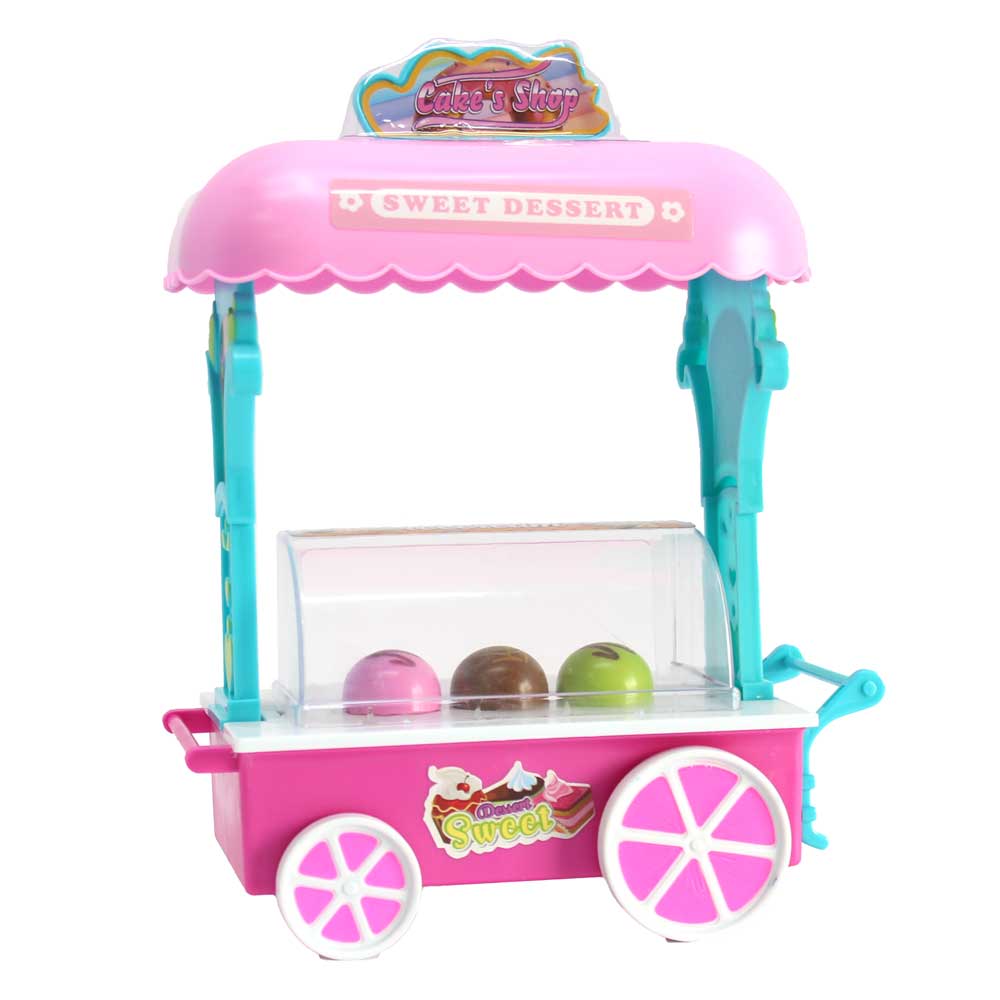 Đồ chơi xe bán thức ăn có đèn, nhạc