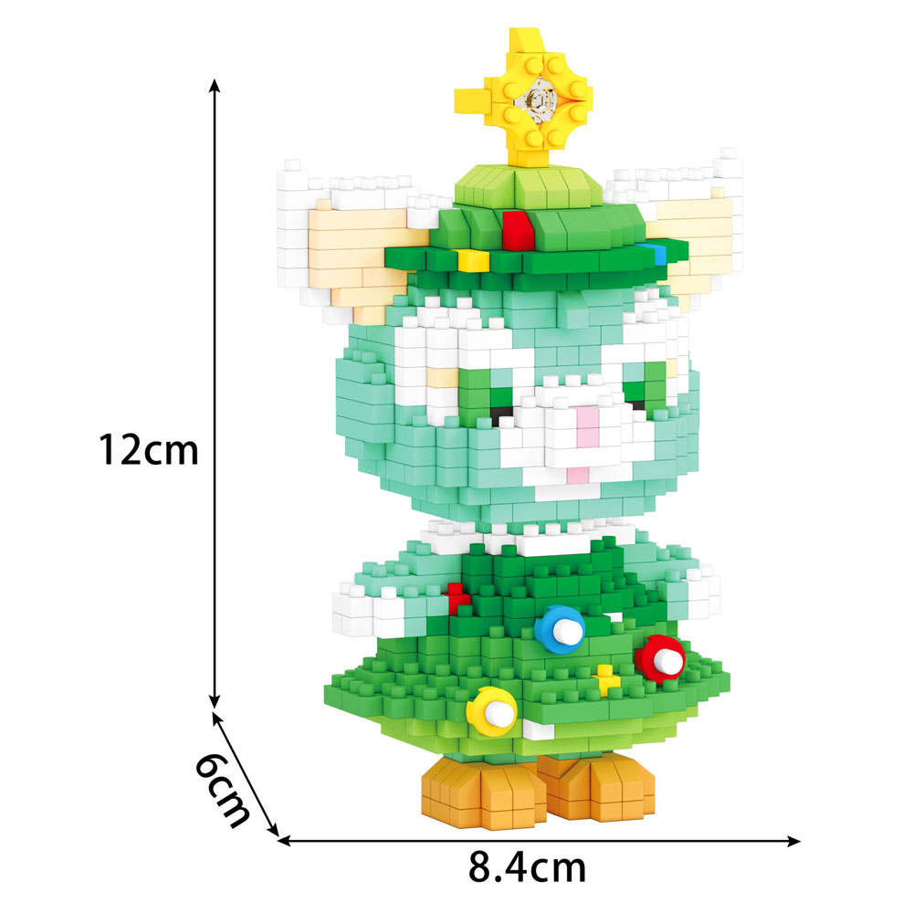 Đồ chơi xếp khối tuần lộc Noel