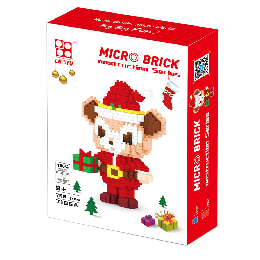 Đồ chơi xếp khối ông già Noel