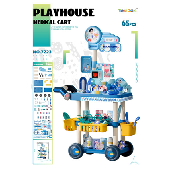 Đồ chơi hướng nghiệp dạng xe đẩy siêu thị