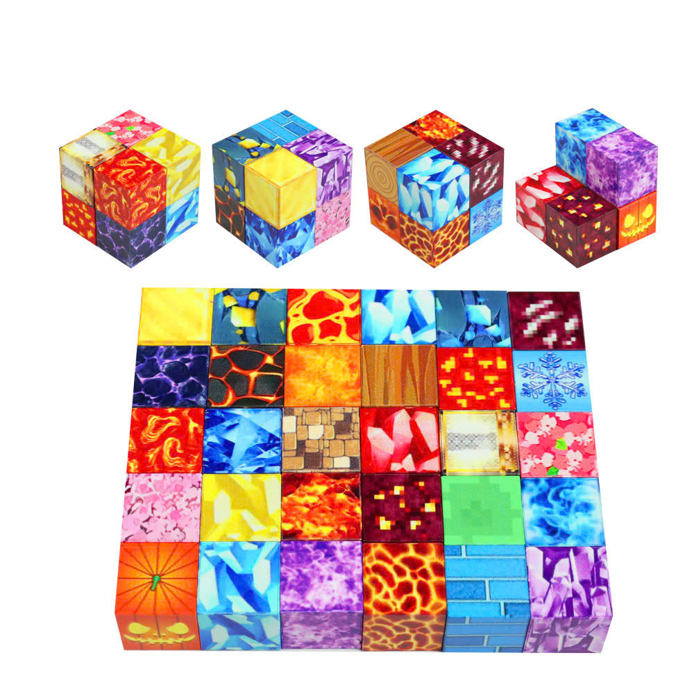 Đồ chơi khối nam châm cho bé kích thước: (2 x2)cm