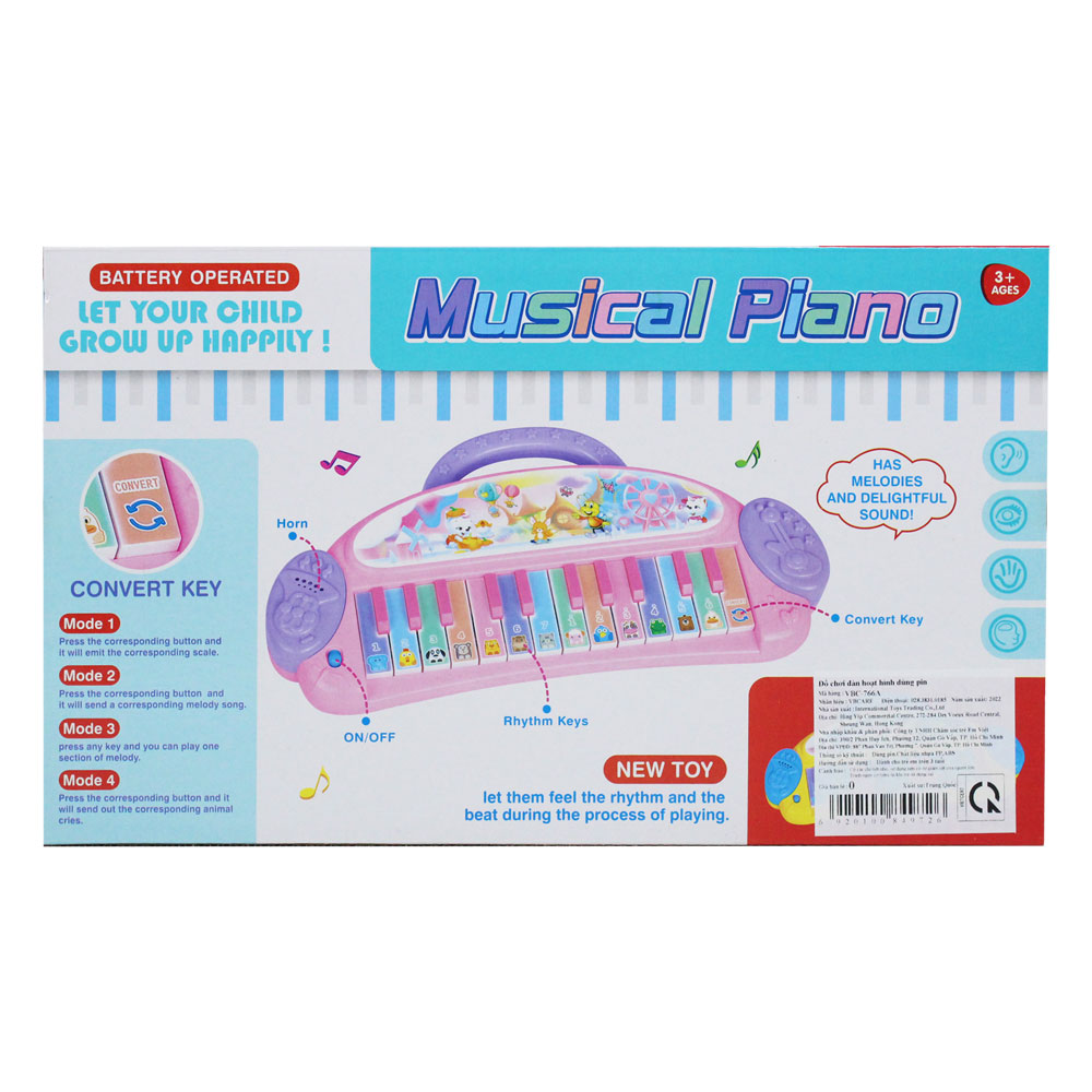Đồ chơi đàn hoạt hình dùng pin