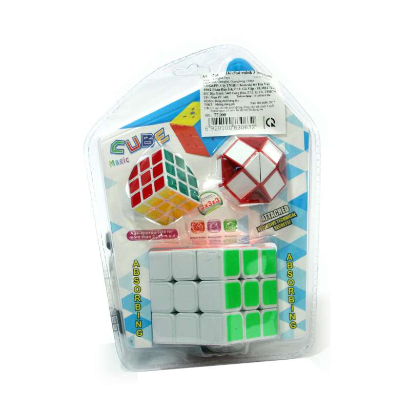 Đồ chơi rubik 3 tầng thẳng