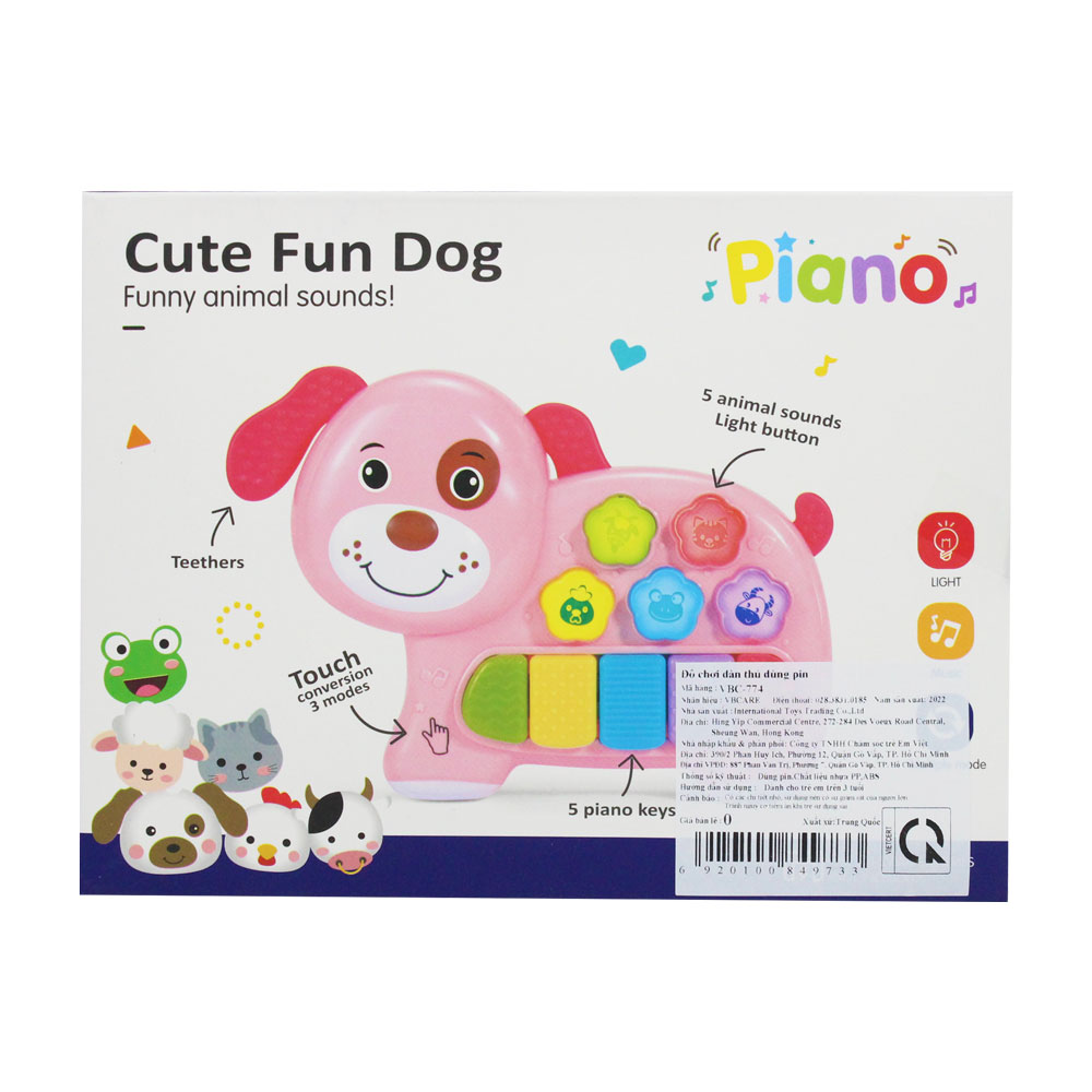Đồ chơi đàn thú dùng pin