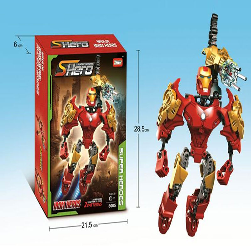 ĐỒ CHƠI ROBOT LẮP GHÉP-CHIẾN BINH CHI IRON HERO