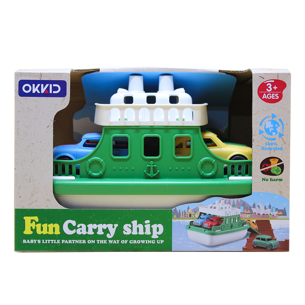 Đồ chơi phà  chở ôtô OKKID