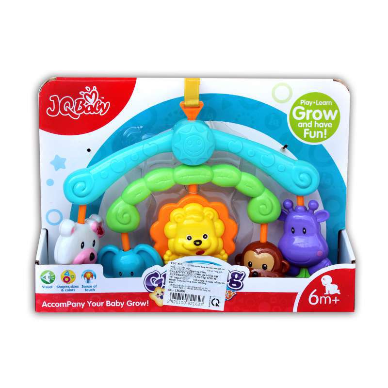 Đồ chơi cho bé dùng pin: móc treo hình thú