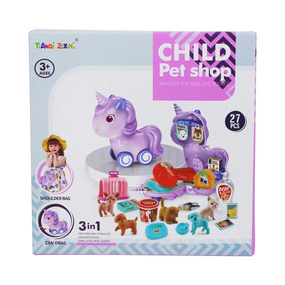 Đồ chơi chăm sóc thú cưng dạng hộp giấy