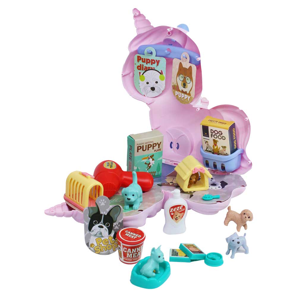 Đồ chơi chăm sóc thú cưng dạng hộp giấy