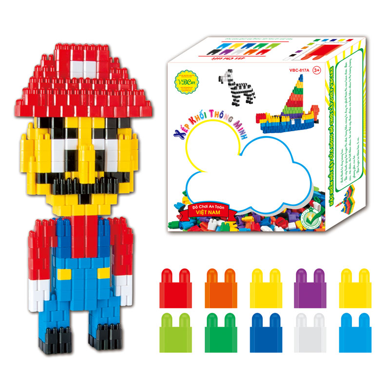 Đồ chơi xếp khối 421 miếng VBCare 2016