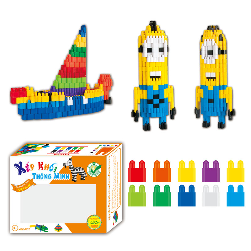 Đồ chơi xếp khối 218 miếng VBCare 2016