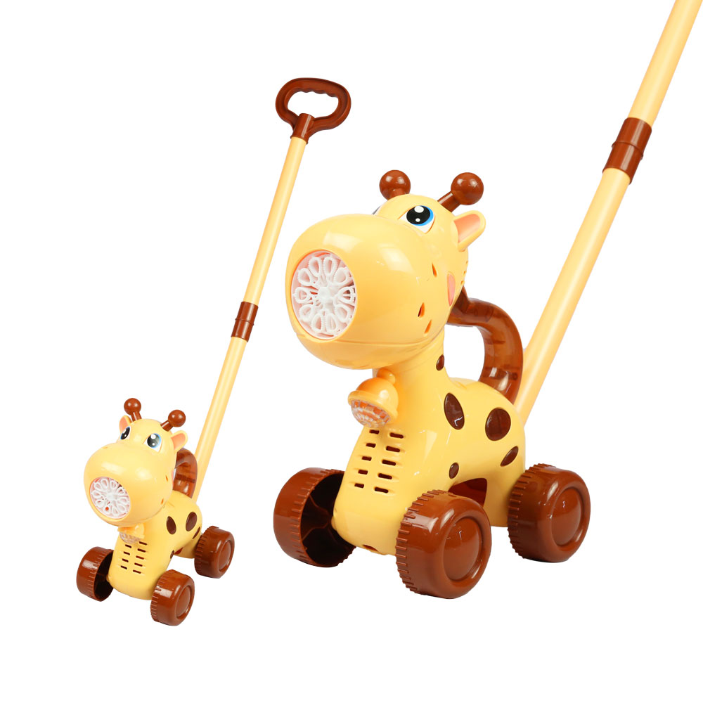 Bộ đồ chơi xe đẩy bong bóng hình hươu cao cổ