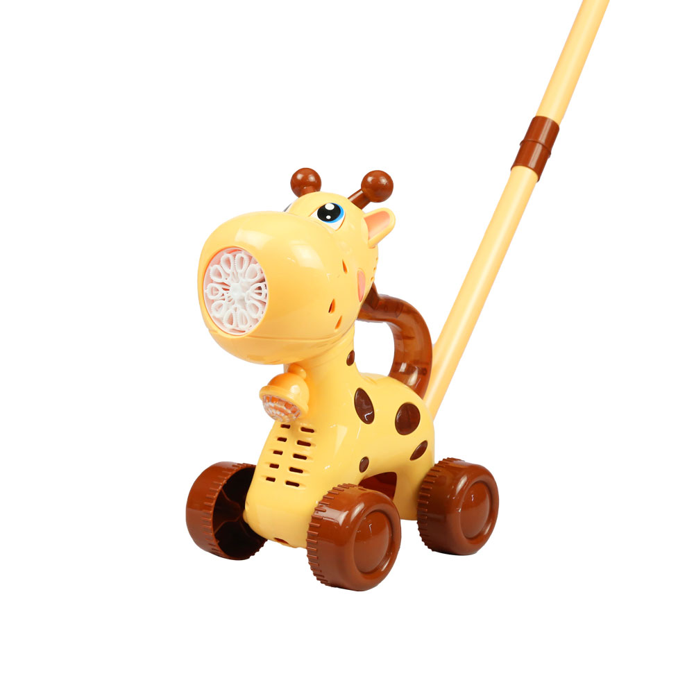 Bộ đồ chơi xe đẩy bong bóng hình hươu cao cổ