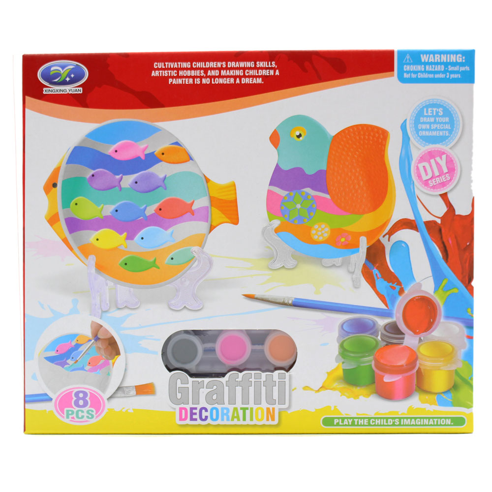 Đồ chơi tô tranh con vật bằng sứ