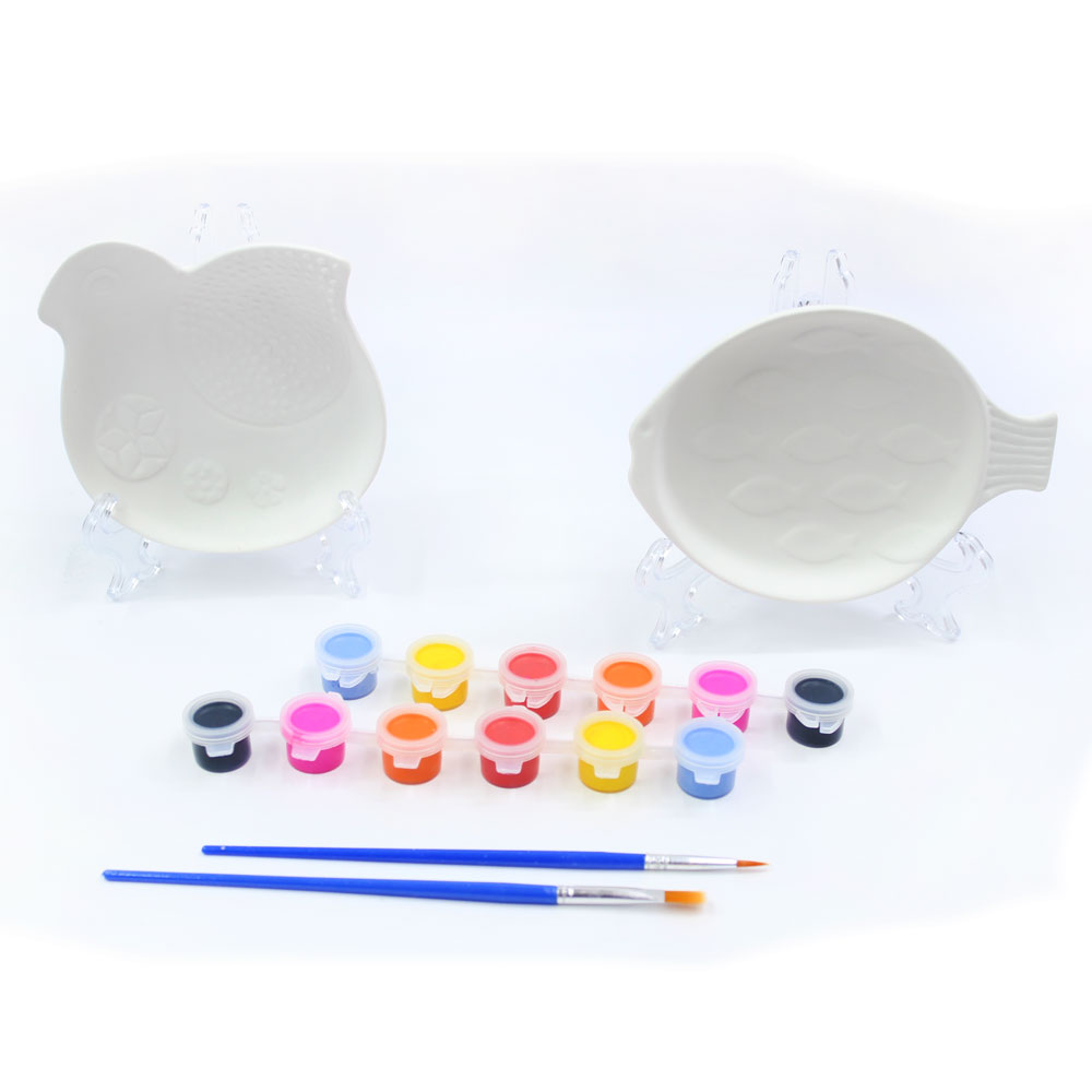 Đồ chơi tô tranh con vật bằng sứ