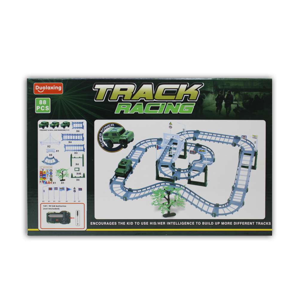 Đồ chơi mô hình đường ray xe oto dùng pin 