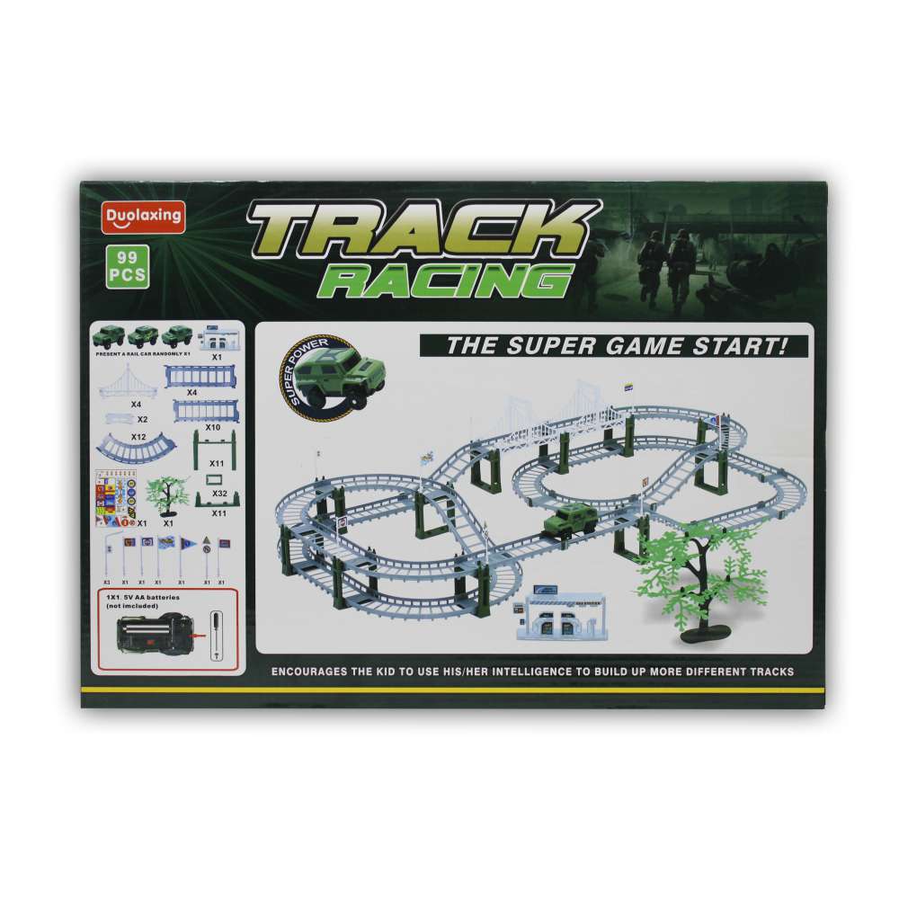 Đồ chơi mô hình đường ray xe oto dùng pin