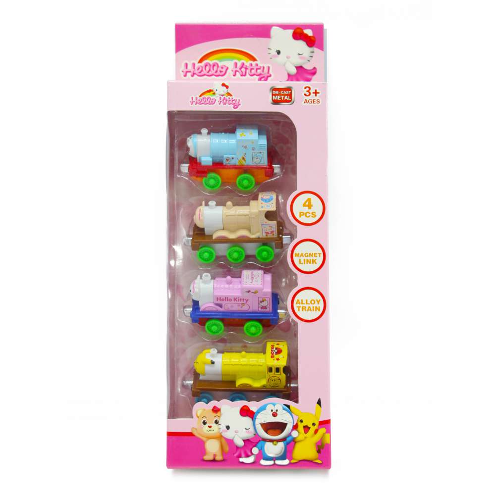 Đồ chơi bộ 4 tàu mini không pin