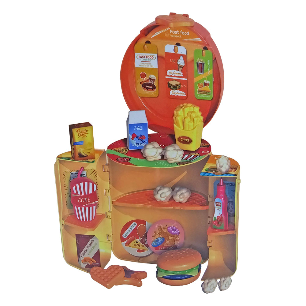 Đồ chơi hướng nghiệp: thức ăn nhanh dạng túi đeo
