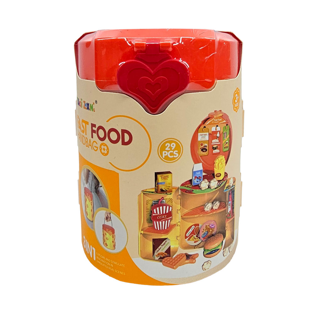 Đồ chơi hướng nghiệp: thức ăn nhanh dạng túi đeo