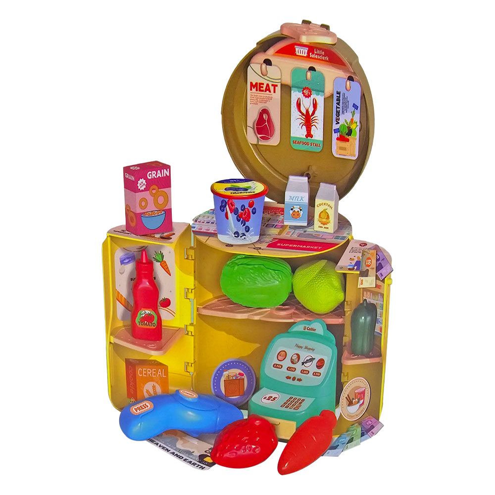 Đồ chơi hướng nghiệp: siêu thị dạng túi đeo