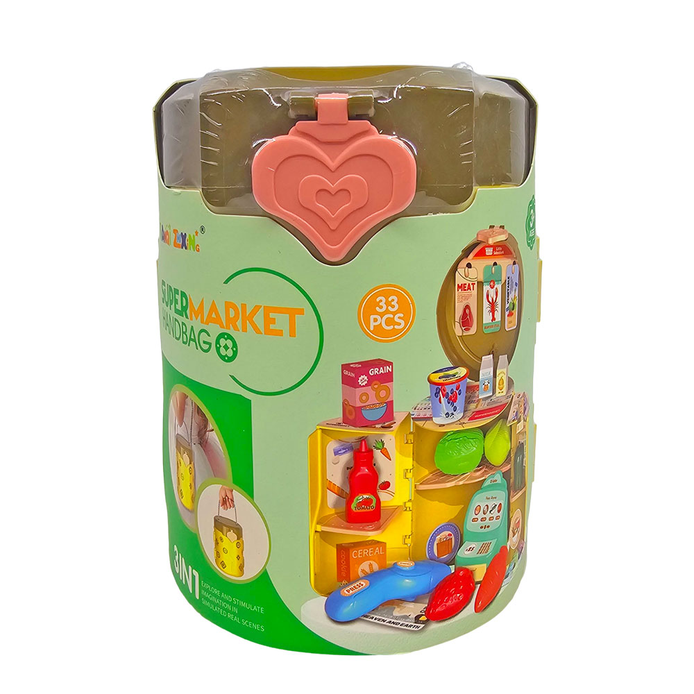 Đồ chơi hướng nghiệp: siêu thị dạng túi đeo