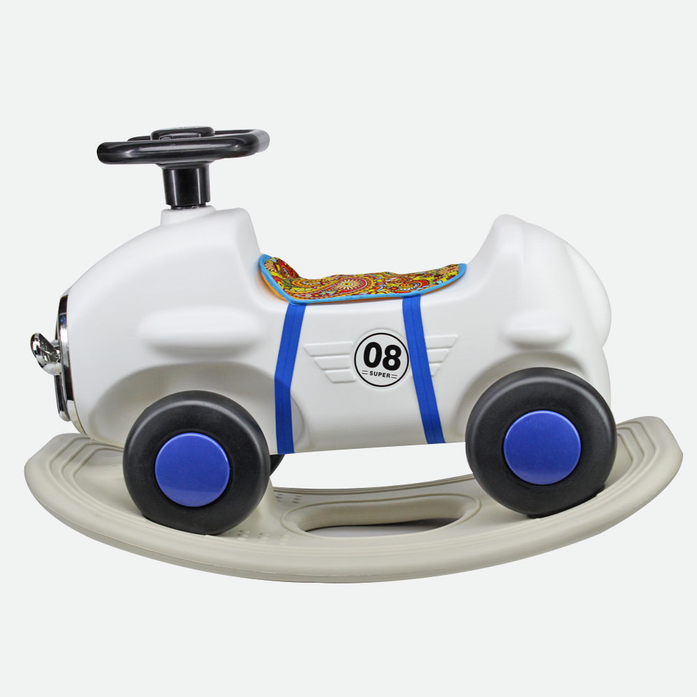 Đồ chơi xe chòi chân kèm bập bênh dùng pin