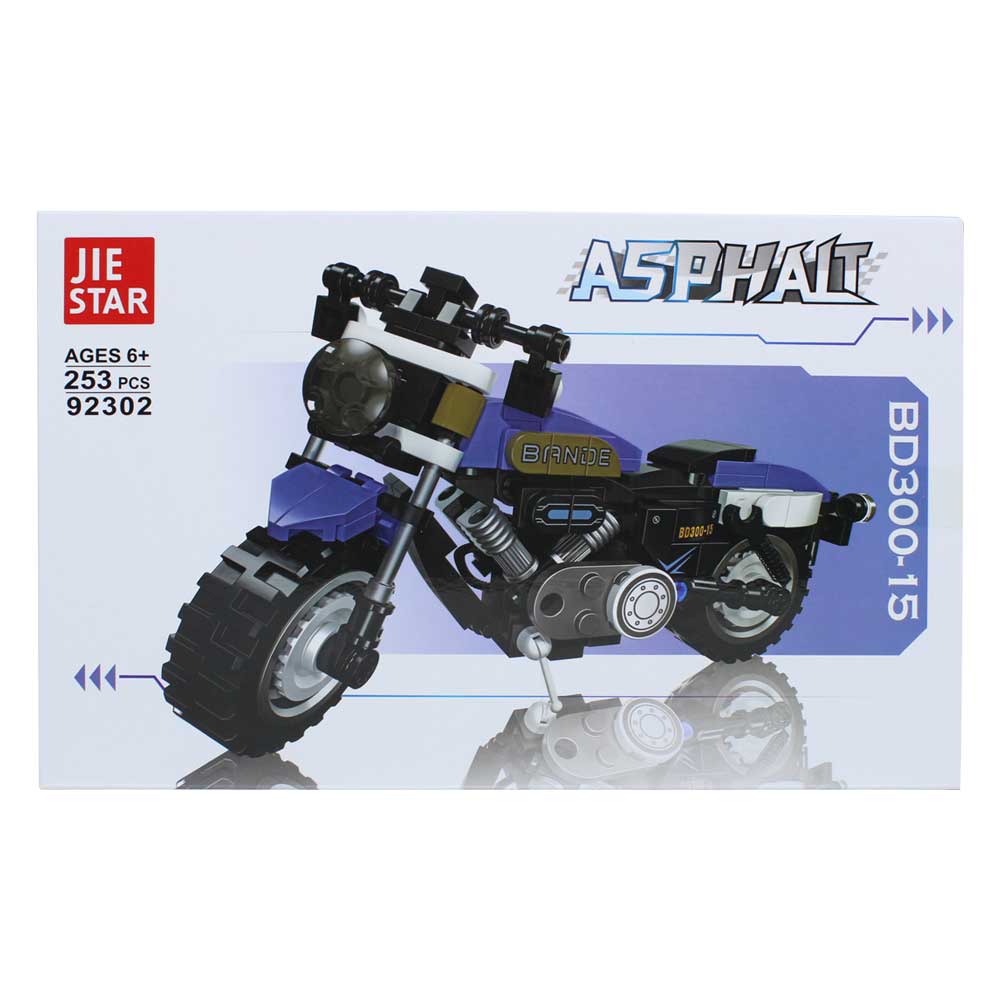 Đồ chơi xếp khối xe moto