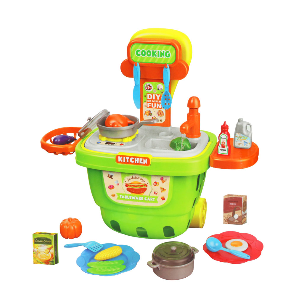 Bộ đồ chơi xe đẩy siêu thị