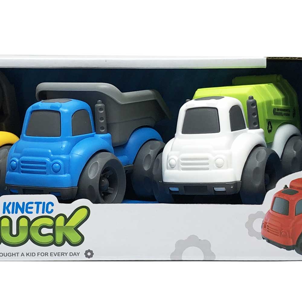 Bộ đồ chơi 4 xe chuyên dụng