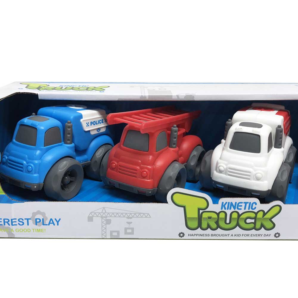 Bộ đồ chơi 4 xe chuyên dụng