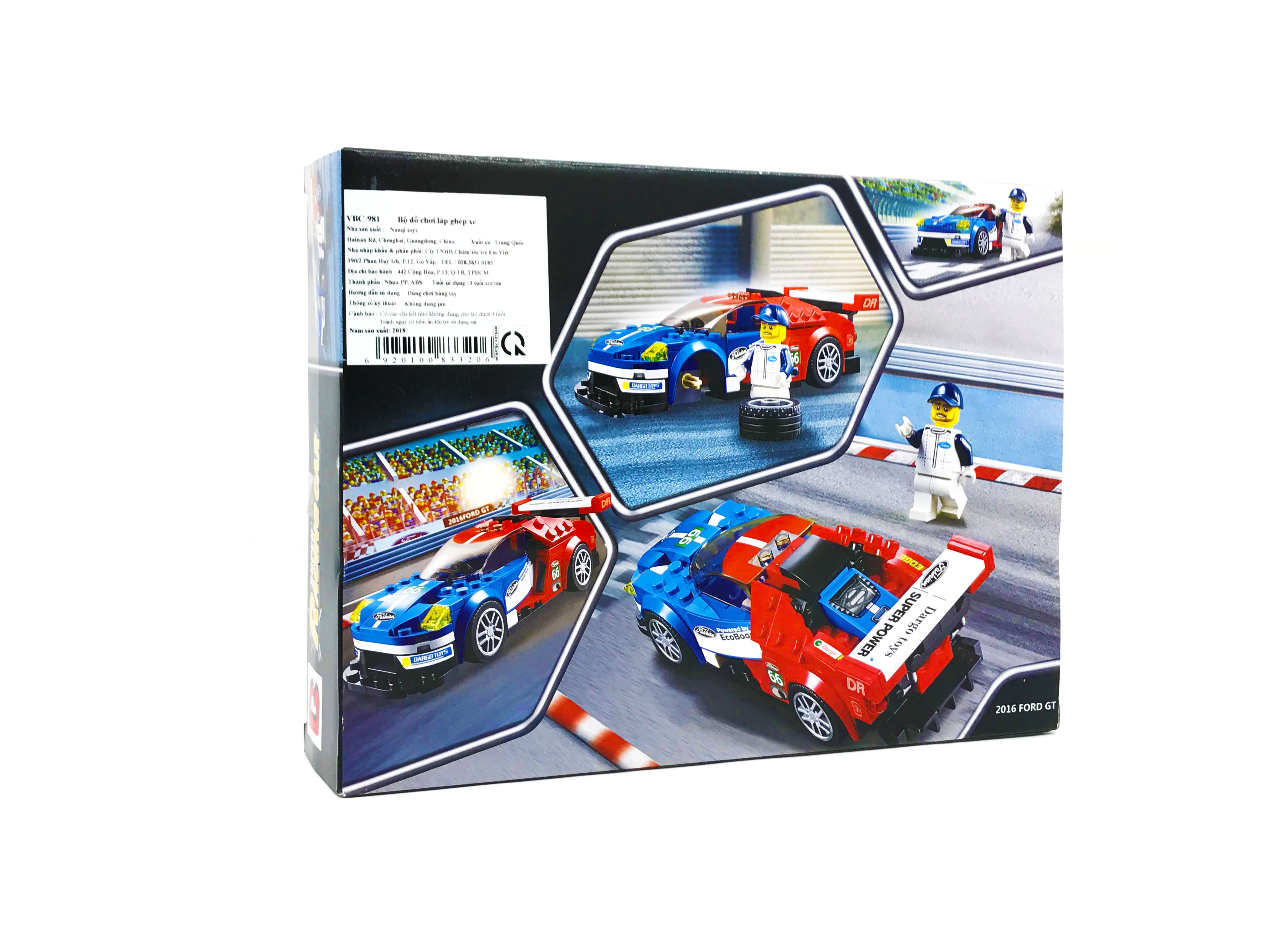 Bộ đồ chơi lắp ghép xe