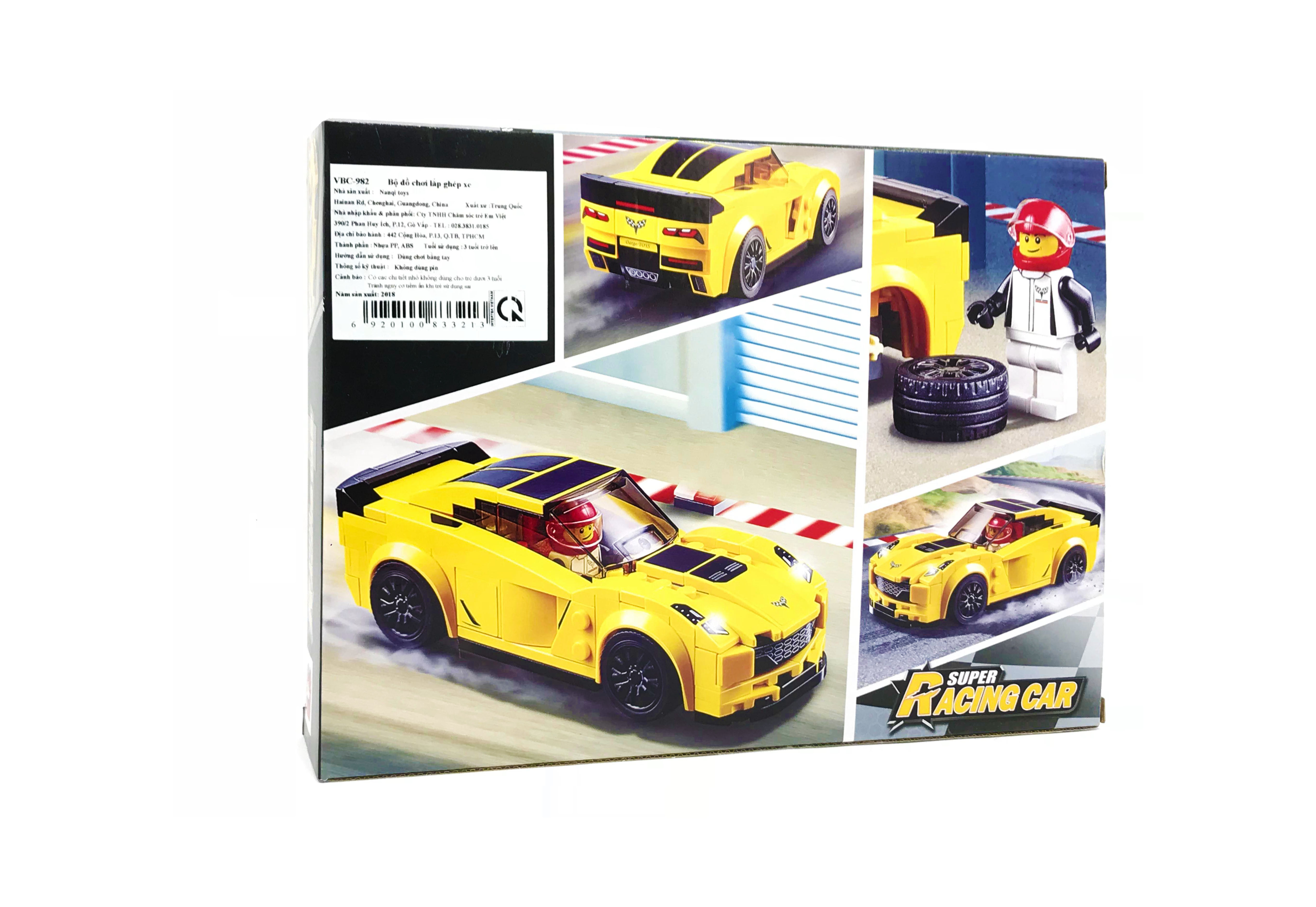 Bộ đồ chơi lắp ghép xe