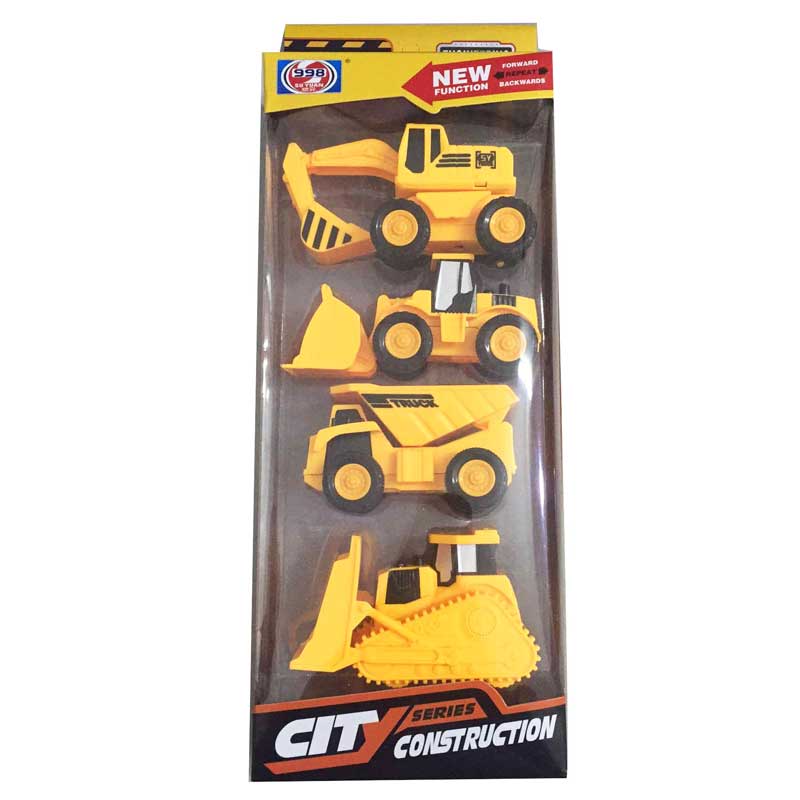 Đồ chơi bộ 4 xe hoạt hình