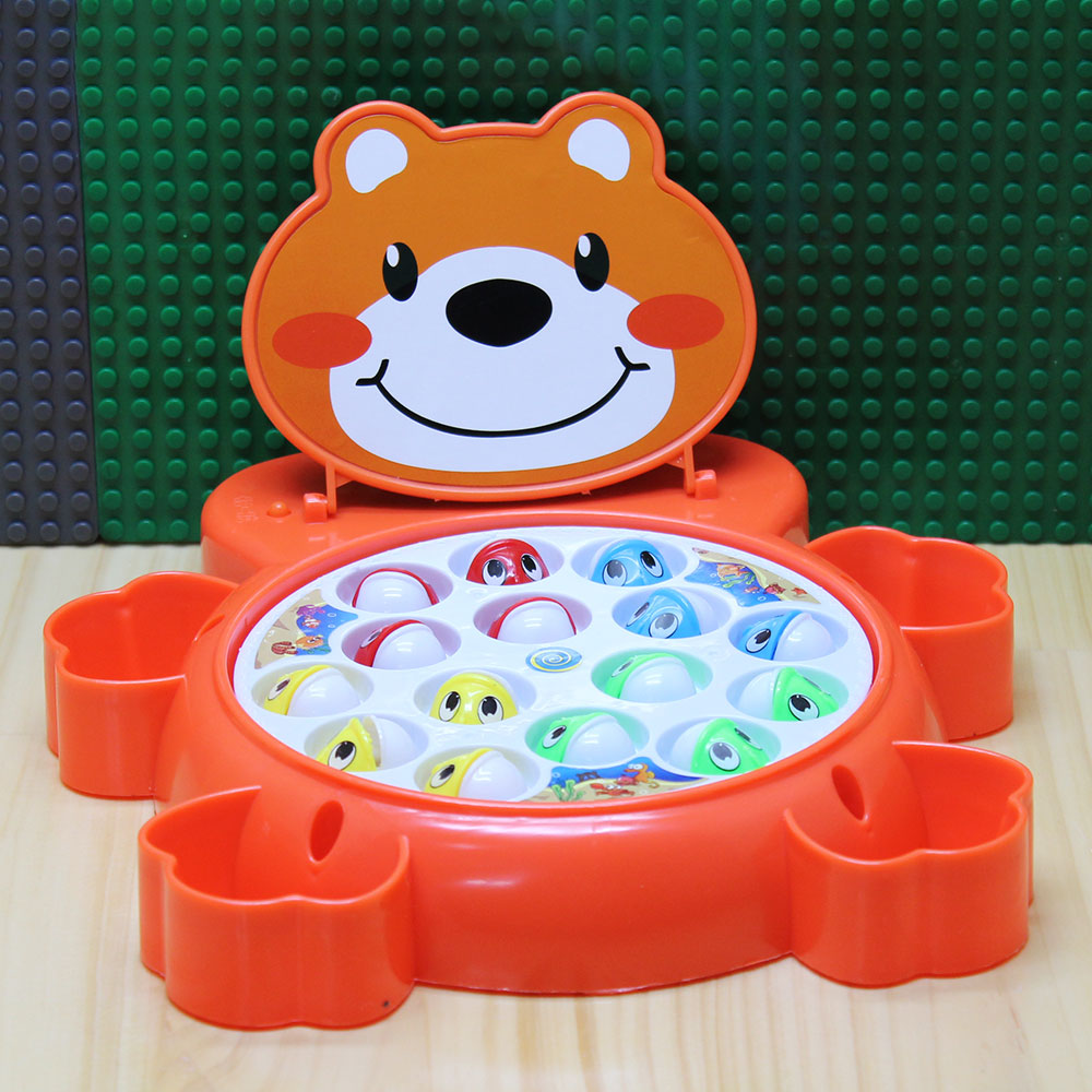 Đồ chơi câu cá dùng pin hình chú gấu