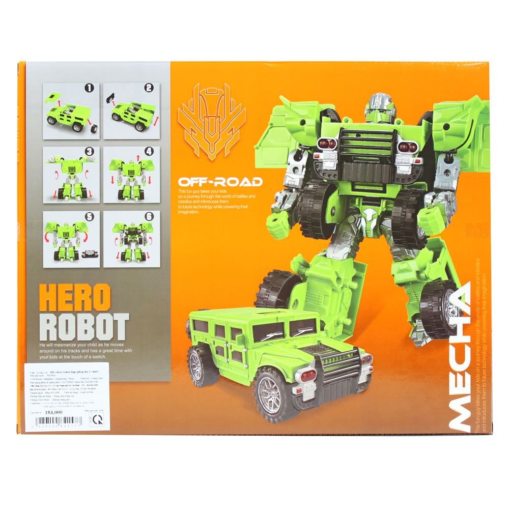 Đồ chơi robot lắp ghép bộ 2 chiếc