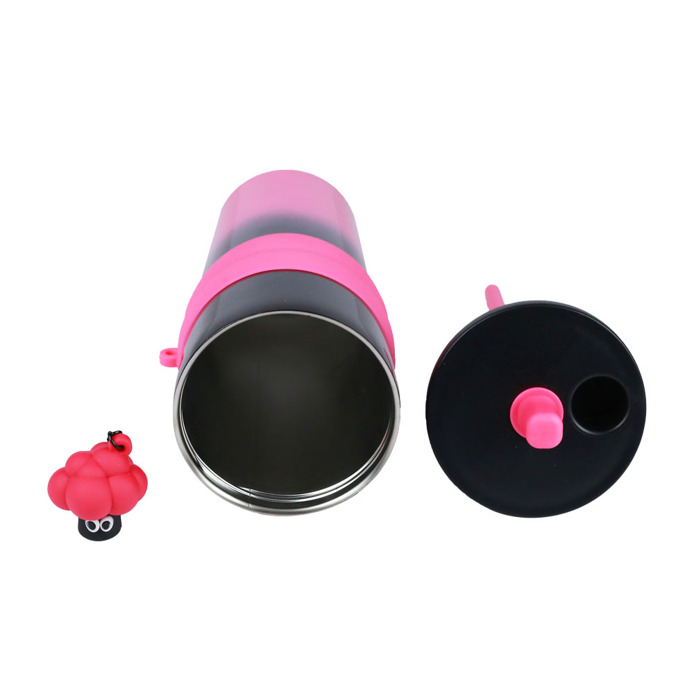 Ly giữ nhiệt cao câp inox 316 kèm móc khoá, ống hút 710ml