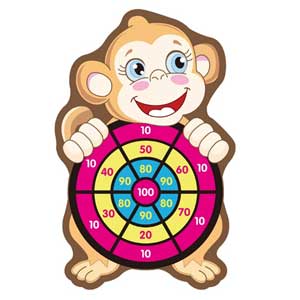 Đồ chơi ném banh dính hình thú