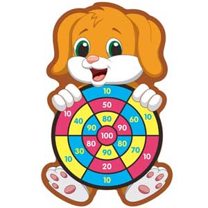 Đồ chơi ném banh dính hình thú