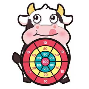 Đồ chơi ném banh dính hình thú