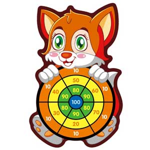 Đồ chơi ném banh dính hình thú