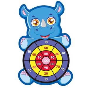 Đồ chơi ném banh dính hình thú