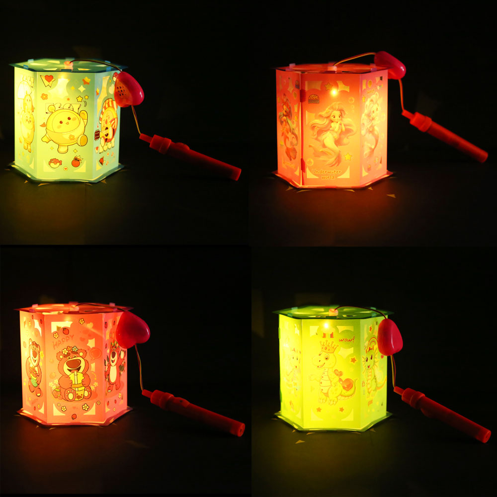 Đồ chơi lồng đèn xếp cho trẻ em có đèn nhạc