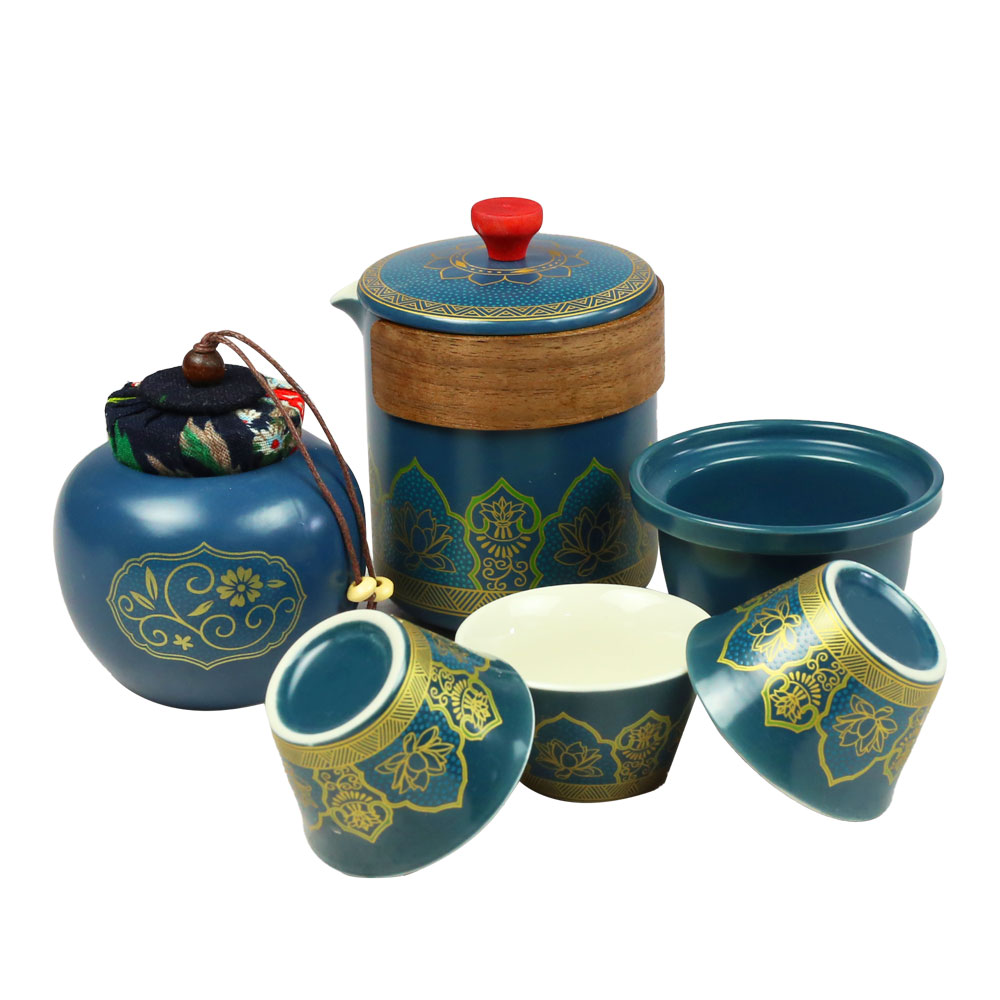 Bộ ấm tách pha trà 6 món