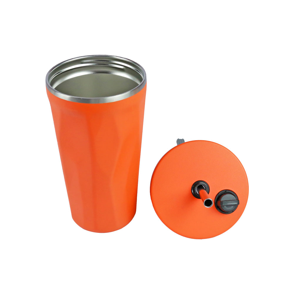 Ly giữ nhiệt inox 304 kèm ống hút 600ml