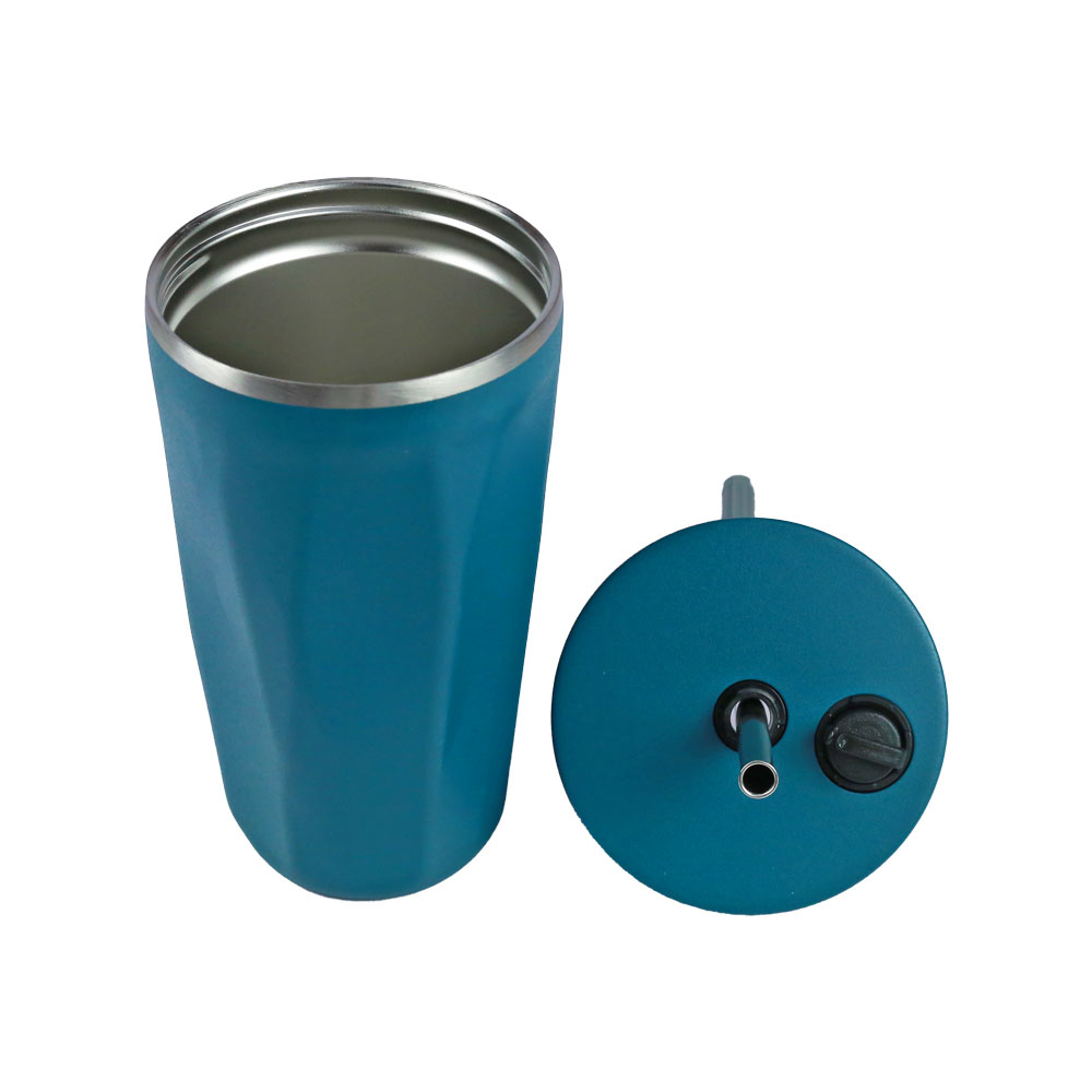 Ly giữ nhiệt inox 304 kèm ống hút 600ml